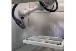 metal frame metal Frame applying ABB coating robot